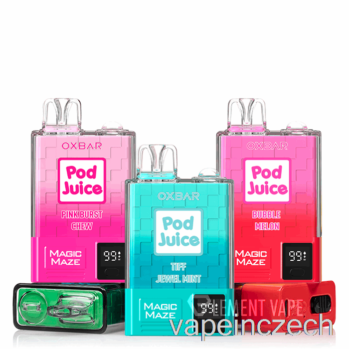 Oxbar Magic Maze Pro 10000 Jednorázový Jewel Mint - Pod Juice Vape Bez Nikotinu